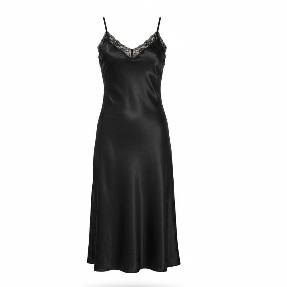 White House Black Market Womens sz 12 Whimsigoth Dark Romantic  fairy Slip Dress - Picture 2 of 10